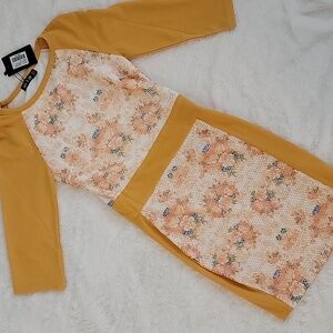 Jasi & Co Womens Floral Fitted Dress